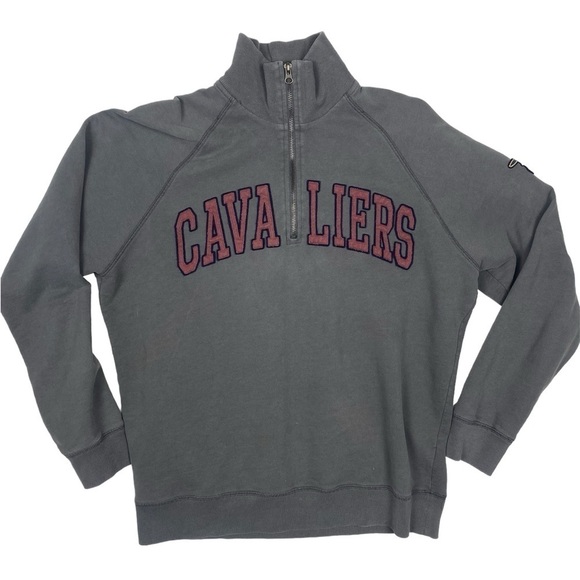 Cleveland cavaliers nba quarter zip embroidered sweatshirt size medium - Picture 1 of 10